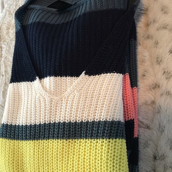 New Ann Taylor Colorful Striped Warm Sweater - S/M - Picture 15 of 16
